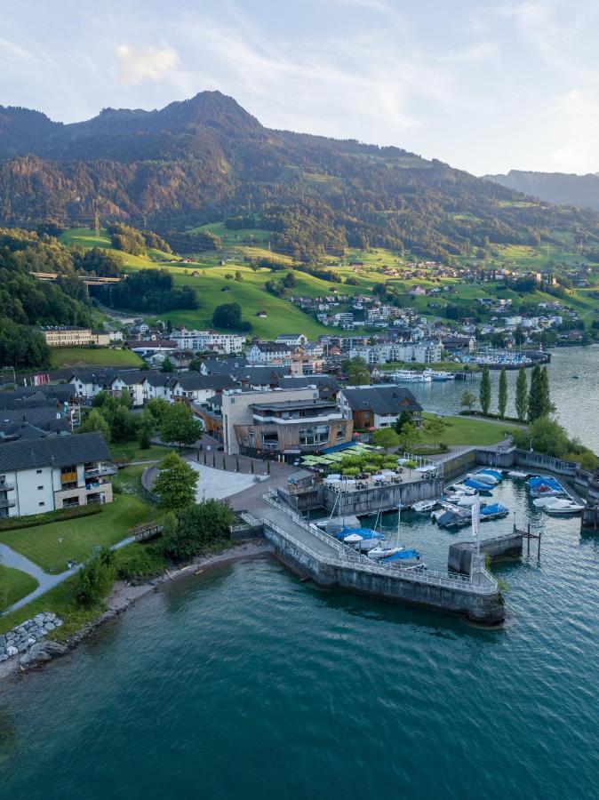 Marina Walensee Hotel انتيرتيرزين المظهر الخارجي الصورة