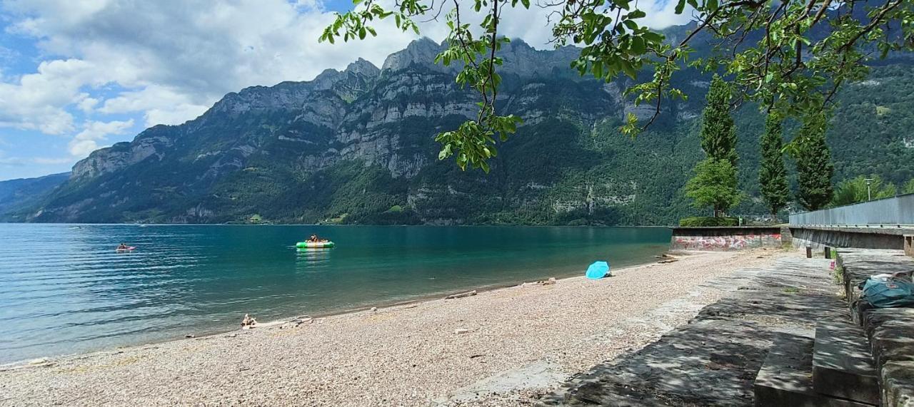 Marina Walensee Hotel انتيرتيرزين المظهر الخارجي الصورة